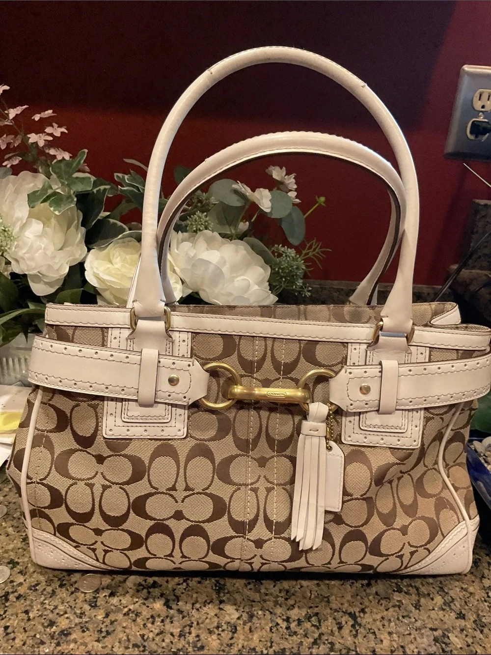 Vintage Coach Signature Bag Classic